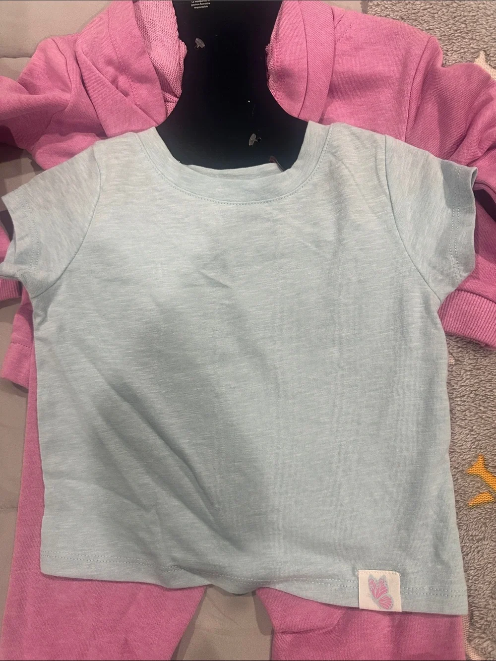 Andy & Evan Pink Hooded Butterfly Set